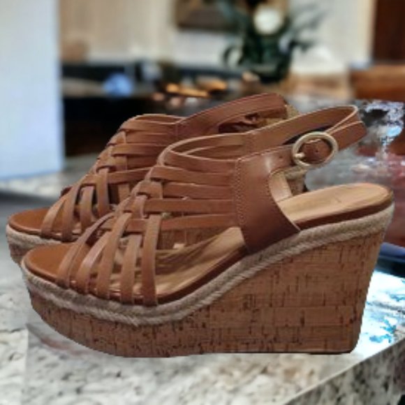 Franco Sarto Shoes - Franco Sarto Boho Y2K Cork Platform Wedges